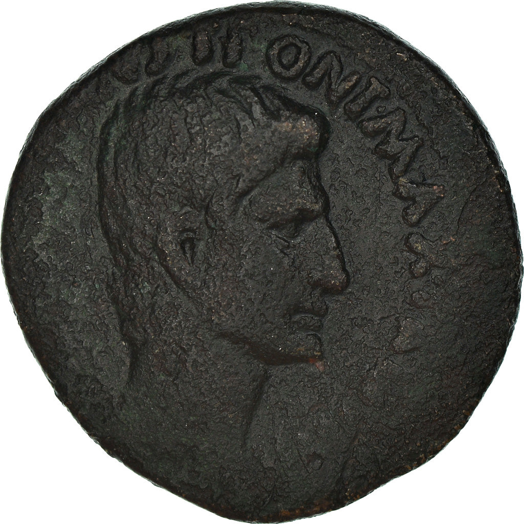 Coin, Augustus, As, 7 BC, Roma, VF(30-35), Bronze, RIC:431
