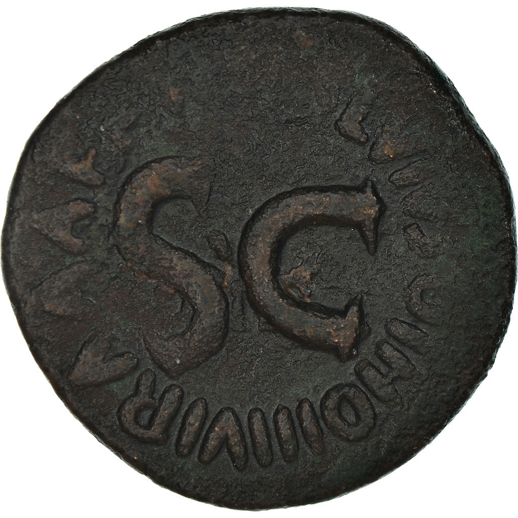 Coin, Augustus, As, 7 BC, Roma, VF(30-35), Bronze, RIC:431