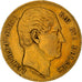 Moneta, Belgio, Leopold I, 20 Francs, 1865, BB, Oro, KM:23