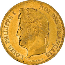 Coin, France, Louis-Philippe, 40 Francs, 1834, Paris, EF(40-45), Gold, KM:747.1