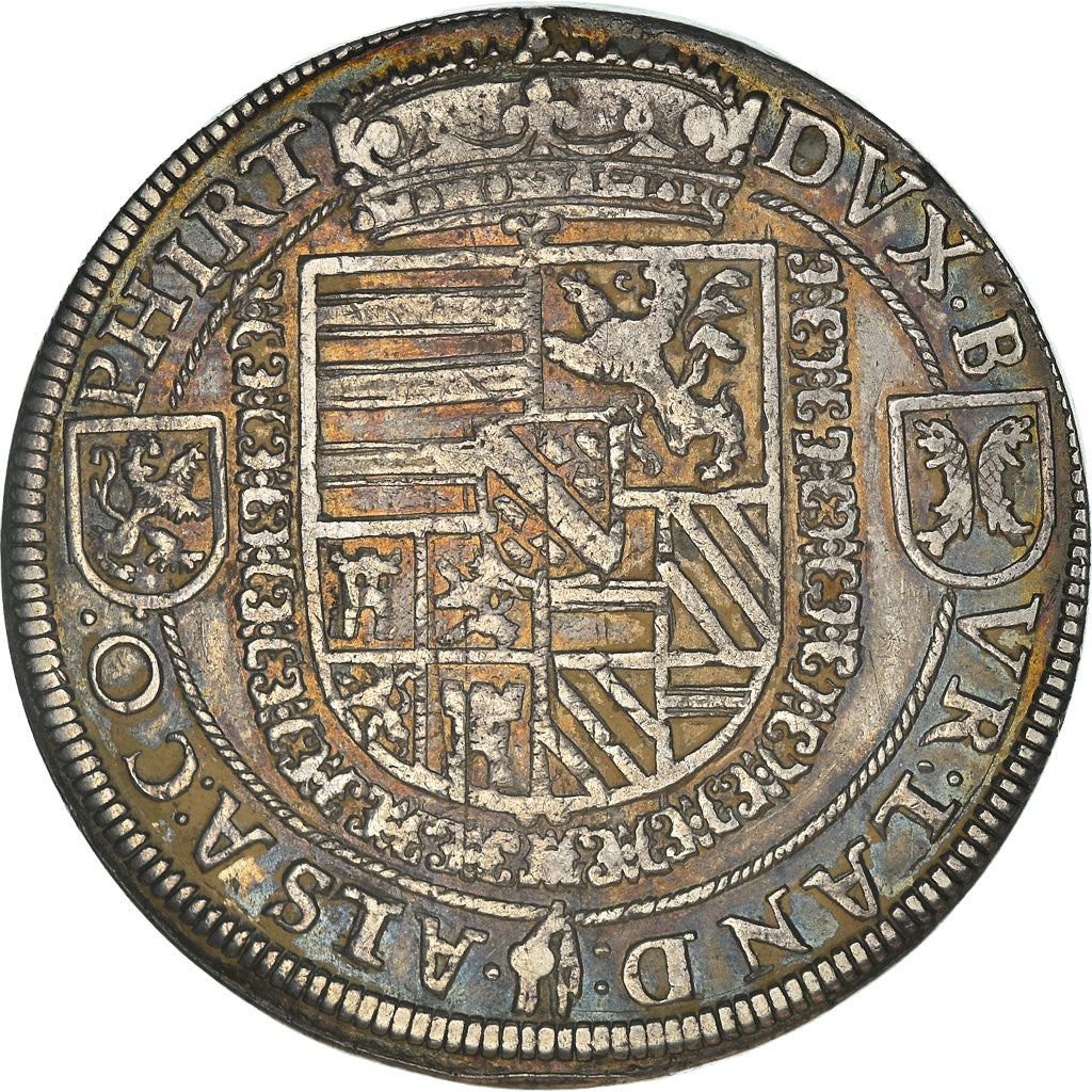 Coin, France, ALSACE, Archiduke Ferdinand, Thaler, Ensisheim, AU(50-53), Silver