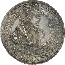 Coin, Austria, Leopold, Thaler, 1632, Hall, AU(55-58), Silver, KM:783