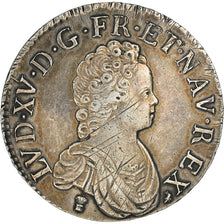 Monnaie, France, Louis XV, Écu Vertugadin, Ecu, 1718, Rennes, TTB, Argent