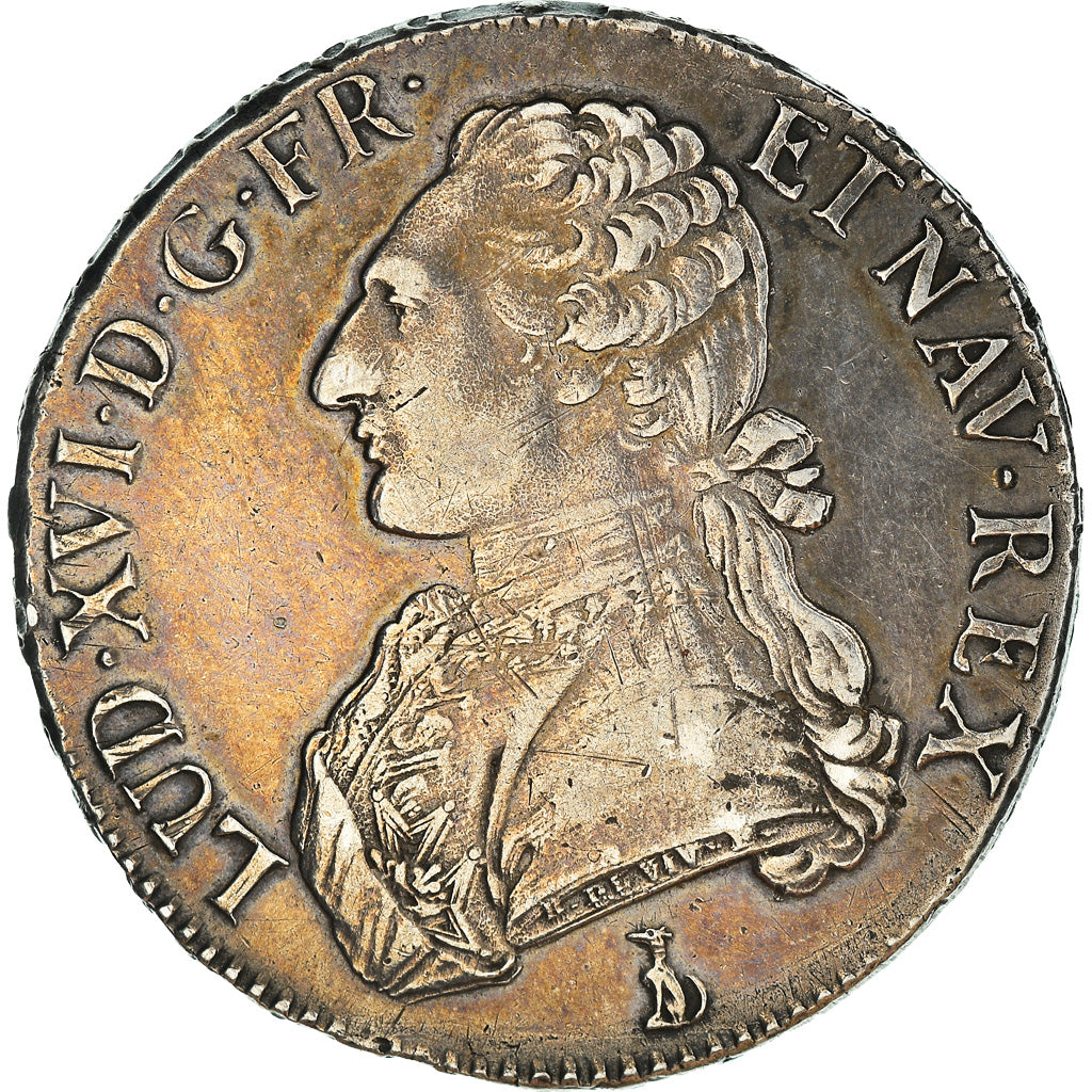Monnaie, France, Louis XVI, Écu aux branches d'olivier, Ecu, 1790, Nantes