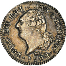 Munten, Frankrijk, Louis XVI, 30 sols françois, 30 Sols, 1792, Paris, PR+