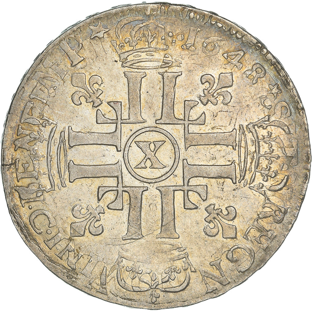 Monnaie, France, Louis XIV, 1/2 Écu aux 8 L, 1/2 Ecu, 1691, Amiens, TTB+