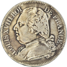 Moeda, França, Louis XVIII, Louis XVIII, 5 Francs, 1814, Limoges, VF(30-35)