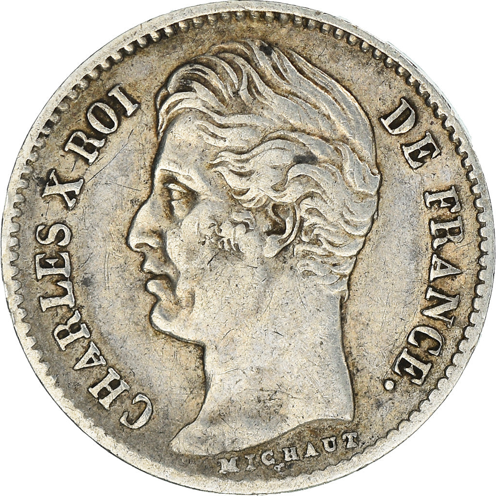 Coin, France, Charles X, 1/4 Franc, 1829, Paris, EF(40-45), Silver, KM:722.1