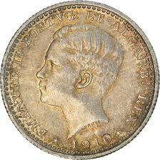 Moeda, Portugal, Manuel II, 100 Reis, 1910, AU(55-58), Prata, KM:548