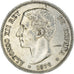 Monnaie, Espagne, Alfonso XII, 5 Pesetas, 1876, Madrid, TB+, Argent, KM:671