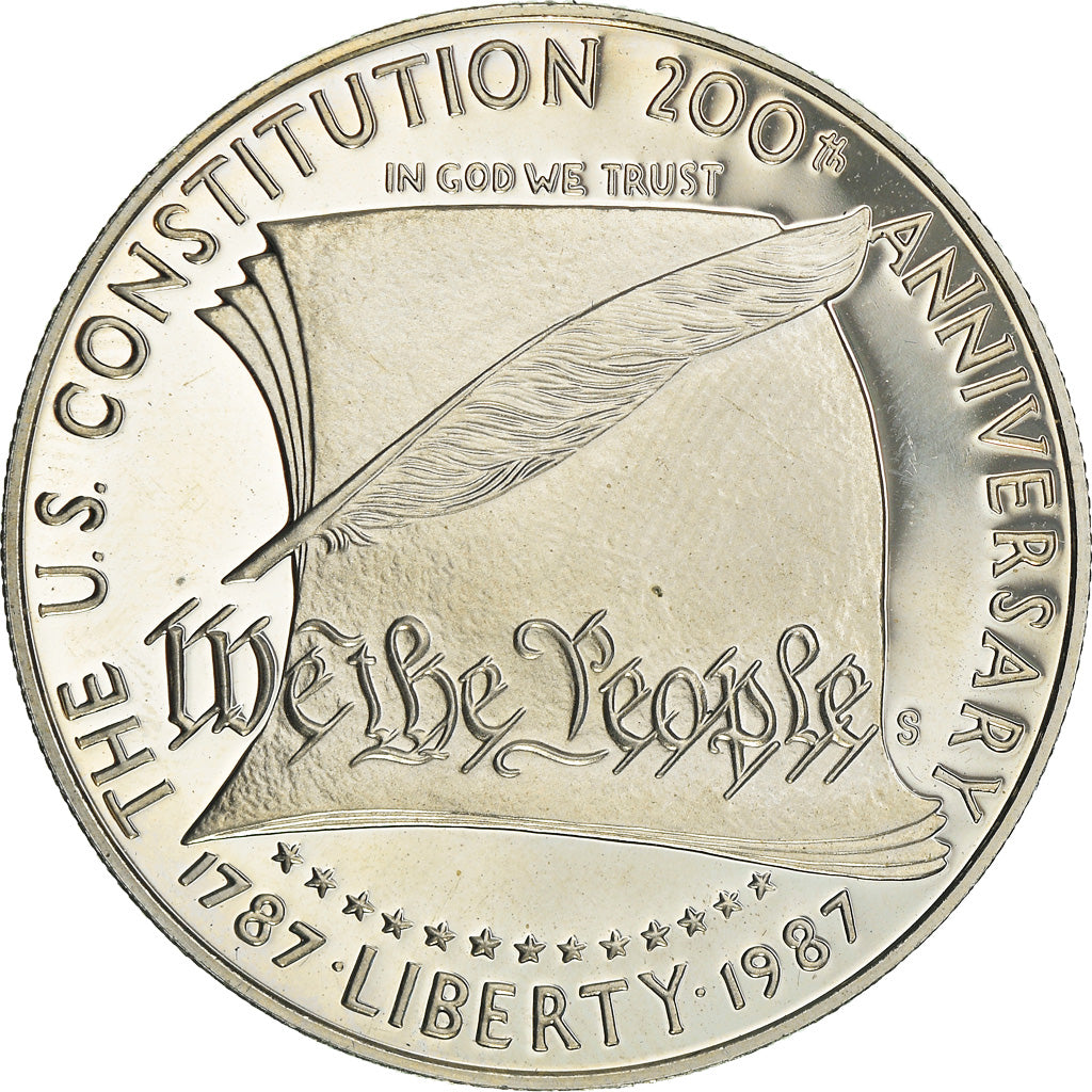 Coin, United States, Dollar, 1987, U.S. Mint, San Francisco, Proof, MS(65-70)