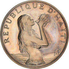 Coin, Haiti, 50 Gourdes, 1973, Proof, MS(65-70), Silver, KM:104.1