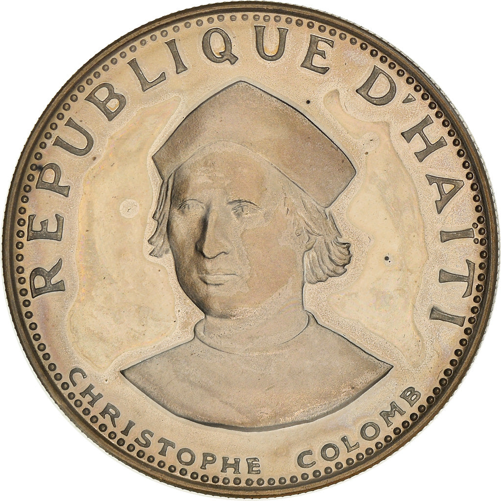 Coin, Haiti, 25 Gourdes, 1973, Proof, MS(65-70), Silver, KM:102