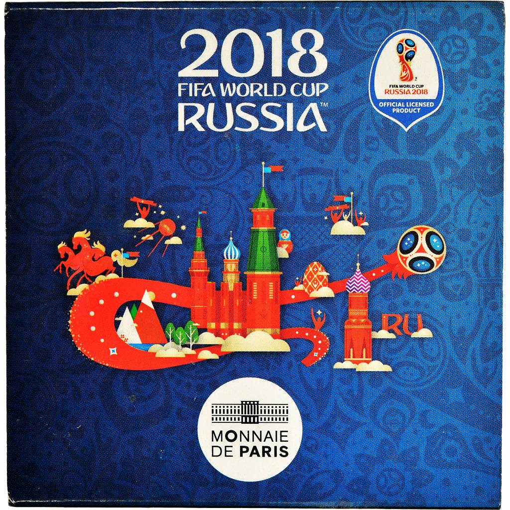 France, Monnaie de Paris, 5 Euro, Coupe du Monde FIFA Russie, 2018, Proof