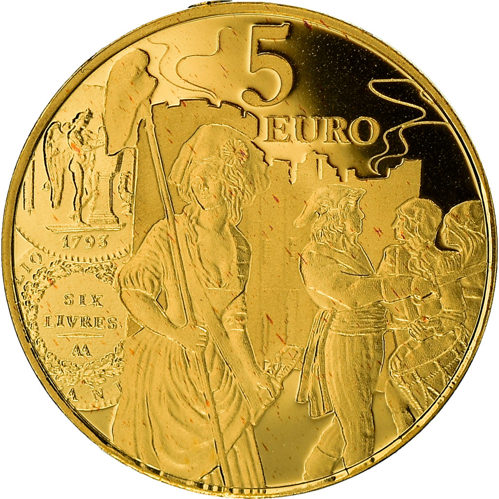 France, Monnaie de Paris, 5 Euro, Semeuse - Ecu de 6 Livres, 2018, Proof, FDC