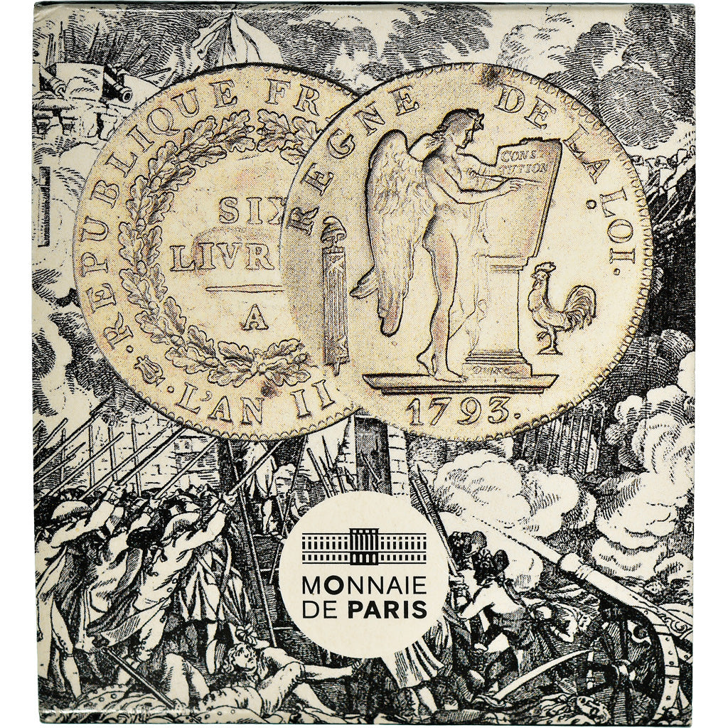 France, Monnaie de Paris, 5 Euro, Semeuse - Ecu de 6 Livres, 2018, Proof, FDC