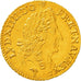 Moeda, França, Louis XIV, 1/2 Louis d'or à l'écu, 1/2 Louis d'or, 1691/0