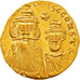 Münze, Constans II & Constantine IV, Solidus, 654–659, Constantinople, VZ