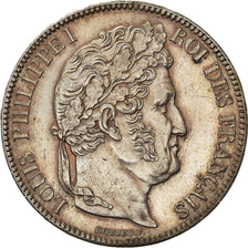Coin, France, Louis-Philippe, 5 Francs, 1840, Rouen, MS(60-62), Silver