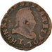 Münze, Frankreich, Henri III, Double Tournois, 1586, Nantes, S, Kupfer, CGKL:74