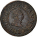 Monnaie, France, Henri III, La Ligue, Denier Tournois, Undated (1591-1592)