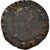 Moneta, Francia, Charles X, Double Tournois, 1592, Troyes, MB+, Rame, CGKL:150