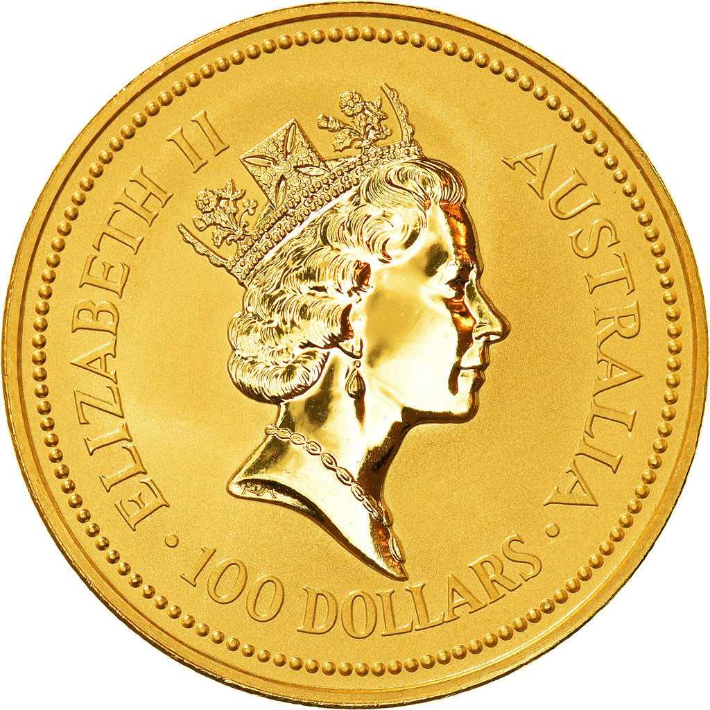 Coin, Australia, Elizabeth II, 100 Dollars, 1993, Proof, MS(65-70), Gold, KM:393