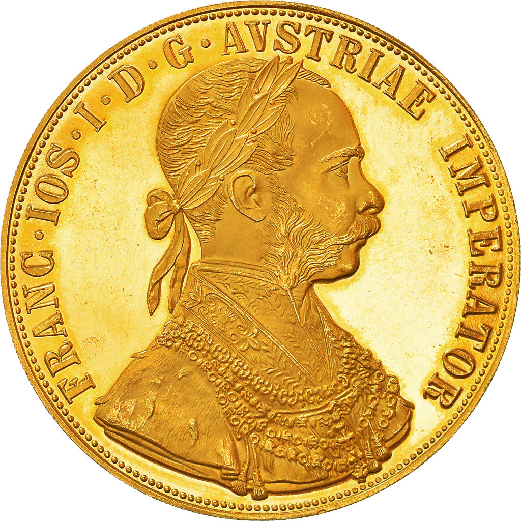 Münze, Österreich, Franz Joseph I, 4 Ducat, 1915, Vienna, Official restrike