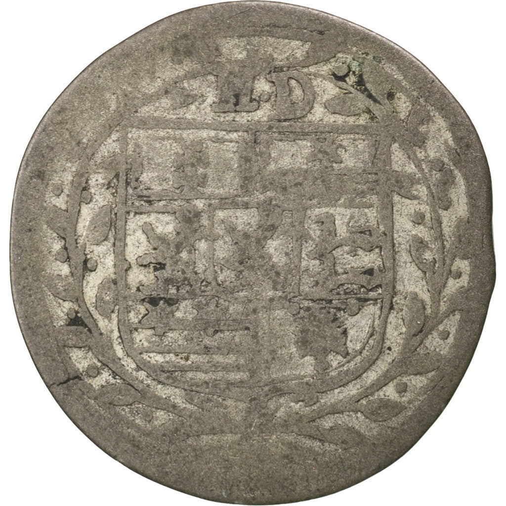 GERMAN STATES, 2 Albus, 1708, KM #82, F(12-15), Silver, 1.70