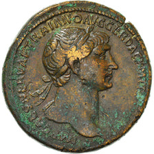 Munten, Trajan, Sestertius, 105, Rome, ZF, Bronzen, RIC:483