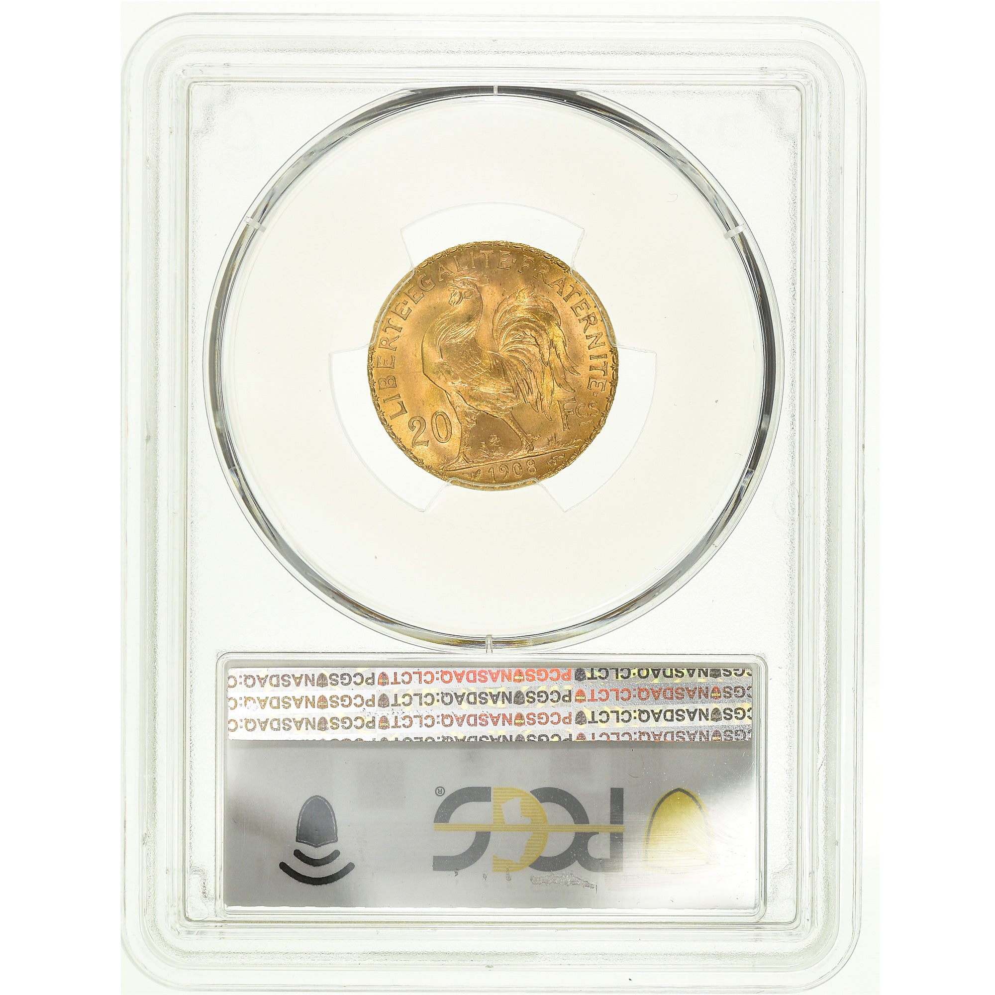 Monnaie, France, Marianne, 20 Francs, 1908, Paris, PCGS, MS66, FDC, Or