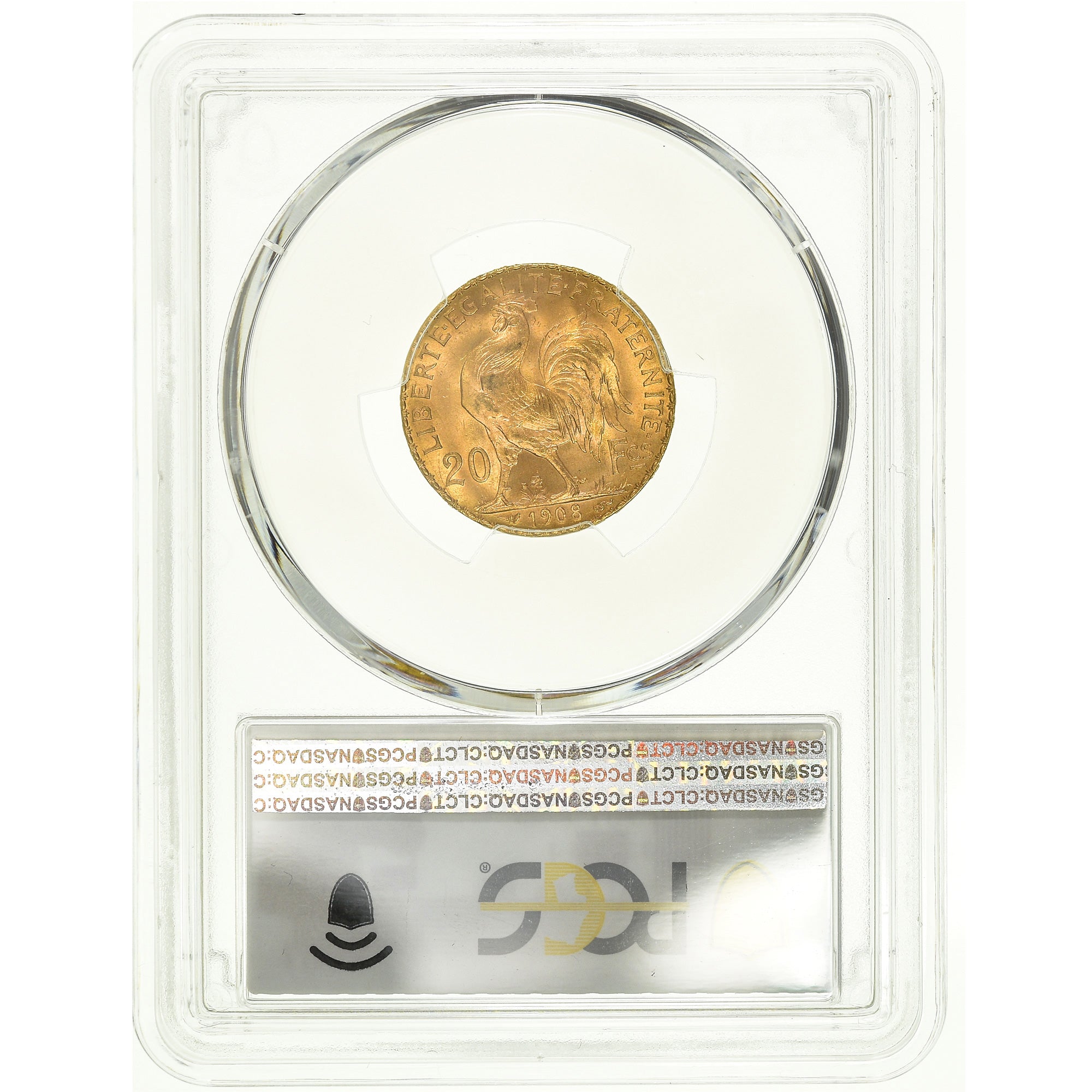 Monnaie, France, Marianne, 20 Francs, 1908, Paris, PCGS, MS66, FDC, Or