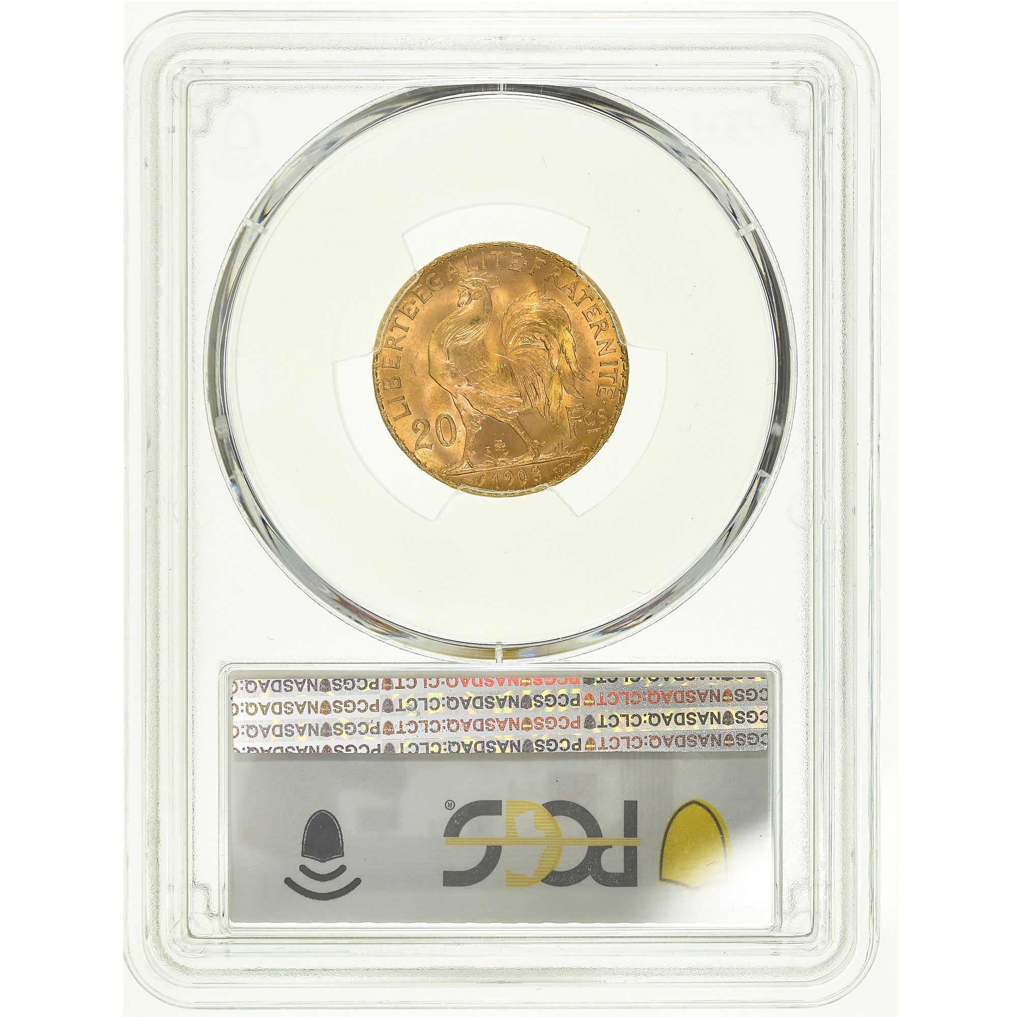 Monnaie, France, Marianne, 20 Francs, 1908, Paris, PCGS, MS66, FDC, Or