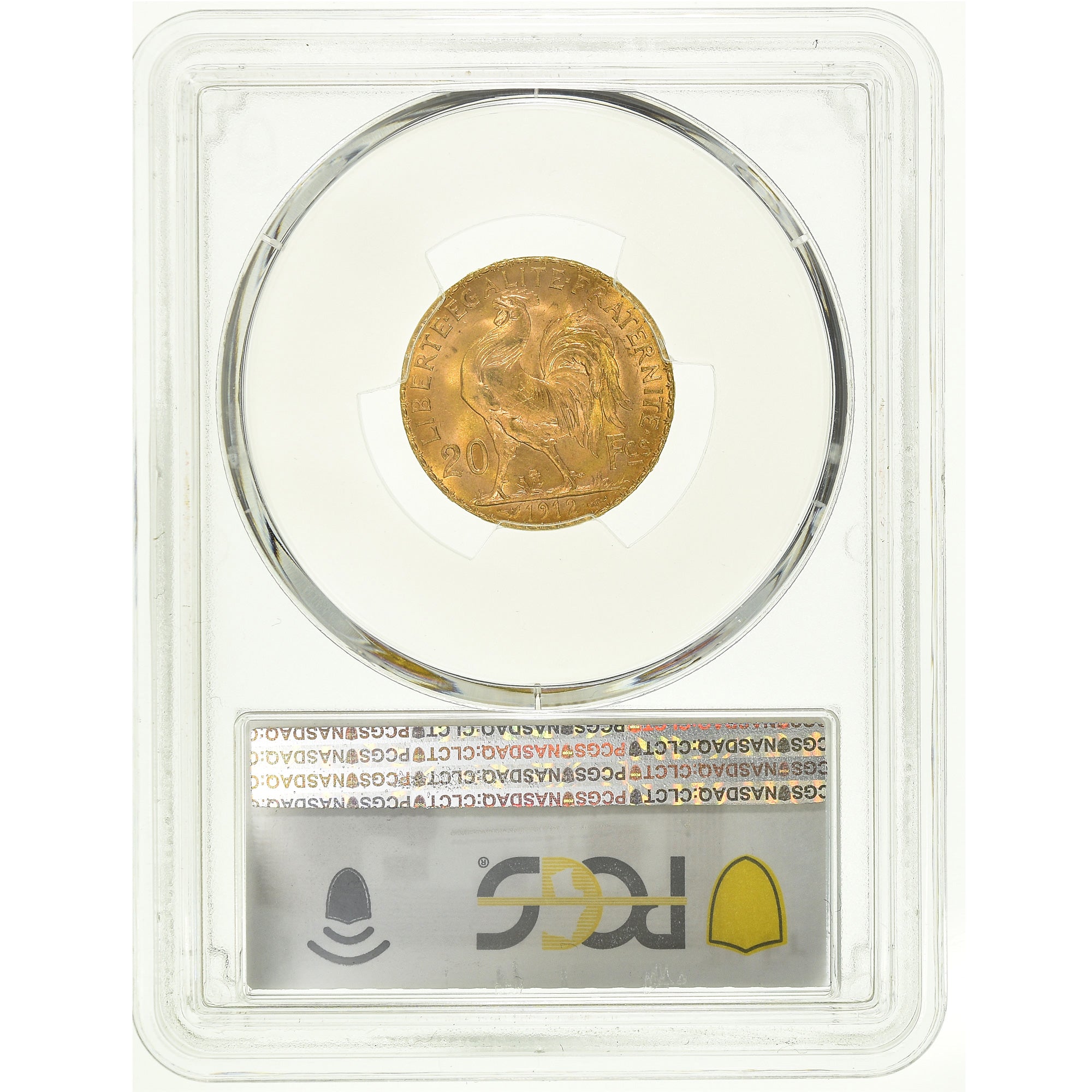 Coin, France, Marianne, 20 Francs, 1912, PCGS, MS66, MS(65-70), Gold, KM:857