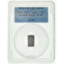 Moneta, Giappone, Shu, Isshu Gin, 1853-1865, ACCA, AU55, SPL-, Argento, KM:12