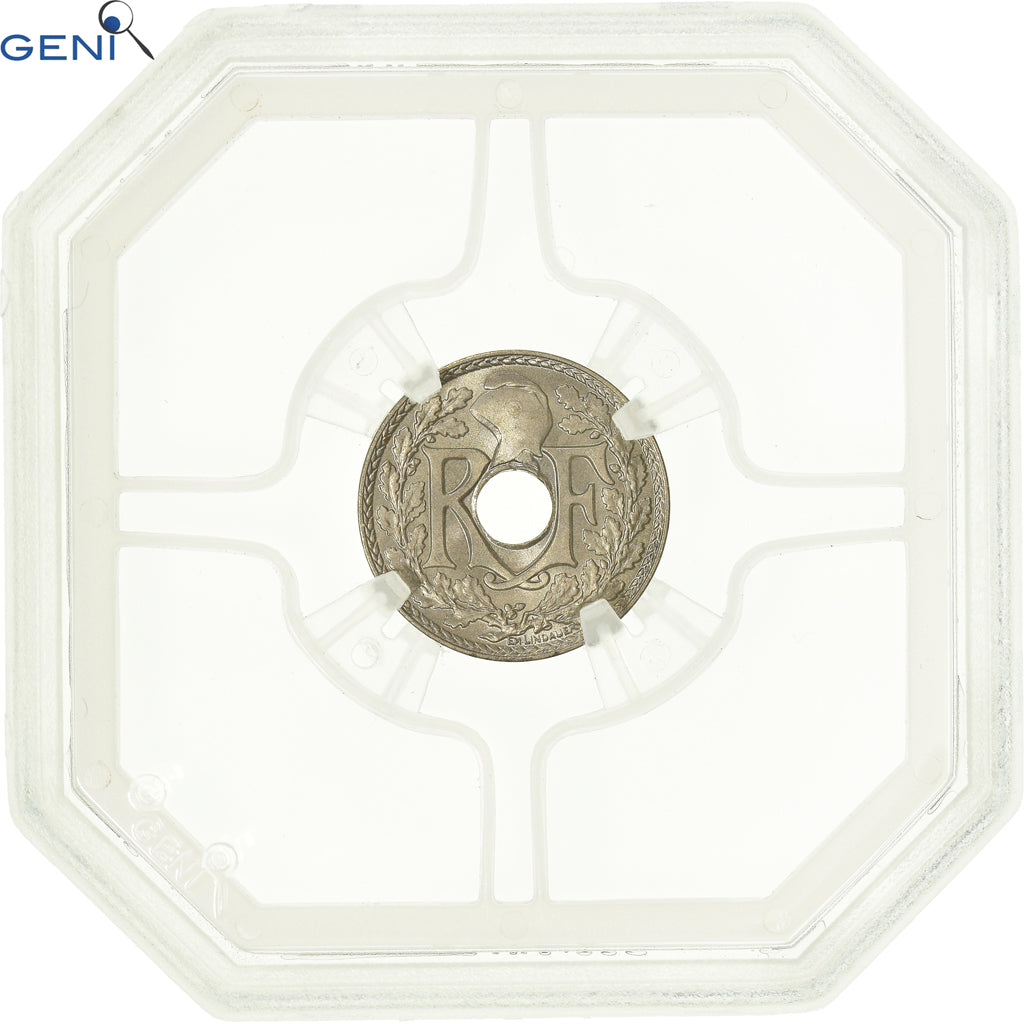 Münze, Frankreich, Lindauer, 5 Centimes, 1939, GENI, MS66, STGL, Nickel-Bronze