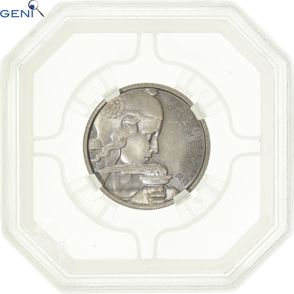 Coin, France, Cochet, 100 Francs, 1954, GENI, MS62, MS(60-62), Copper-nickel