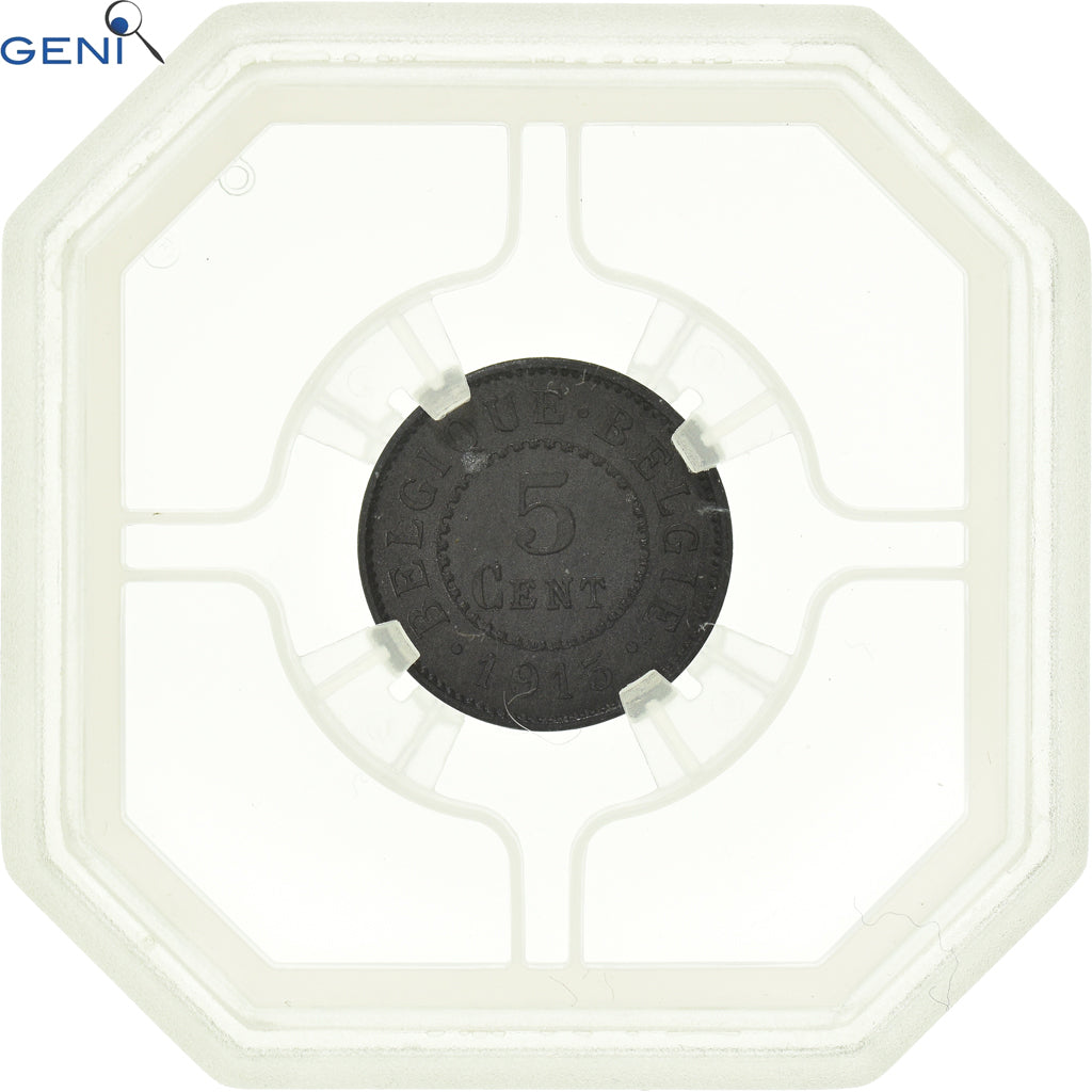 Monnaie, Belgique, 5 Centimes, 1915, GENI, UNC Details, FDC, Zinc, KM:80