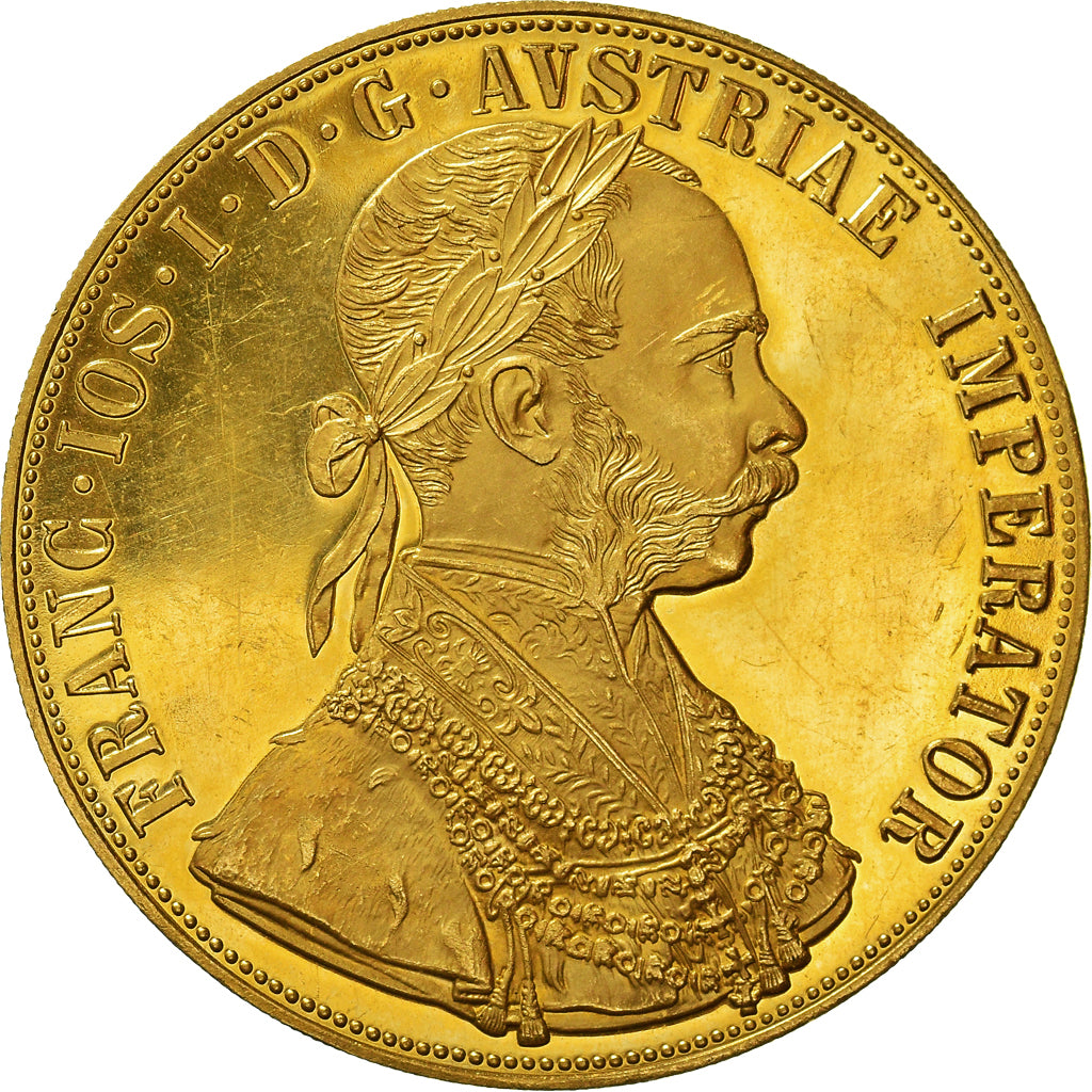 Münze, Österreich, Franz Joseph I, 4 Ducat, 1915, Vienne, Official restrike
