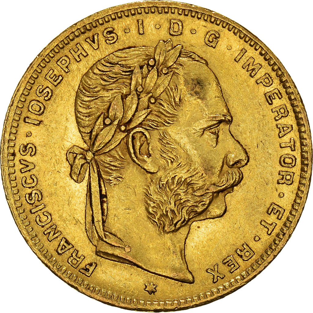 Monnaie, Autriche, Franz Joseph I, 8 Florins-20 Francs, 1877, Vienna, TTB+, Or