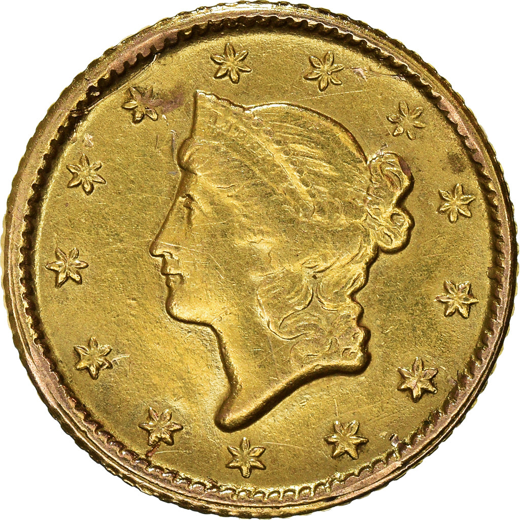 Coin, United States, Liberty Head - Type 1, Dollar, 1853, U.S. Mint