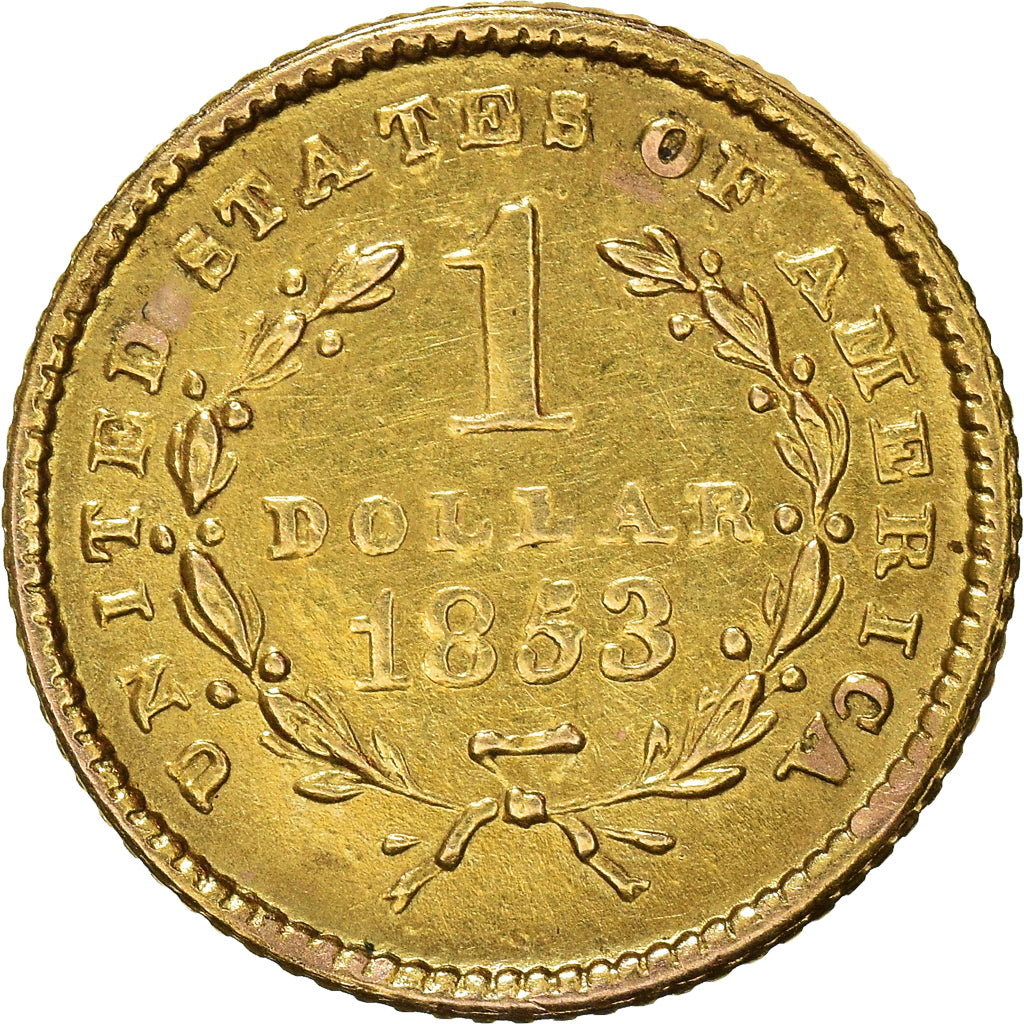 Coin, United States, Liberty Head - Type 1, Dollar, 1853, U.S. Mint