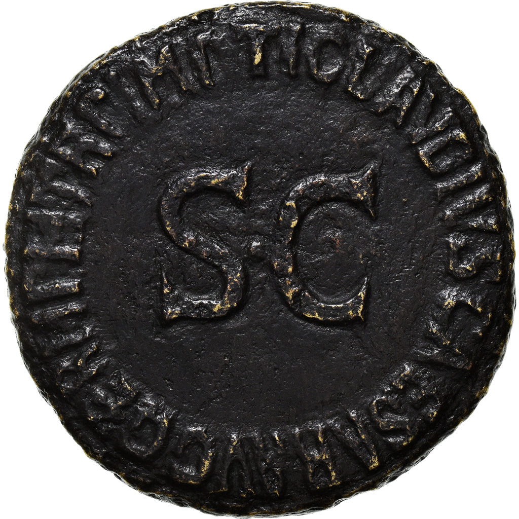 Coin, Agrippina I, Sestertius, 42-43, Rome, EF(40-45), Bronze, RIC:102