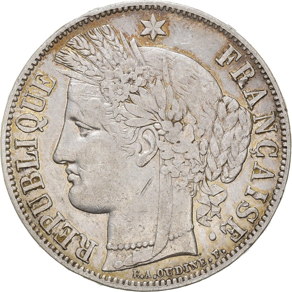 Monnaie, France, Cérès, 5 Francs, 1851, Paris, TTB, Argent, KM:761.1, Le