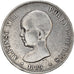 Coin, Spain, Alfonso XIII, 5 Pesetas, 1889, Madrid, VF(30-35), Silver, KM:689