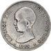 Munten, Spanje, Alfonso XIII, 5 Pesetas, 1889, Madrid, FR+, Zilver, KM:689