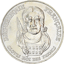 Coin, France, Clovis, 100 Francs, 1996, AU(55-58), Silver, KM:1180, Le