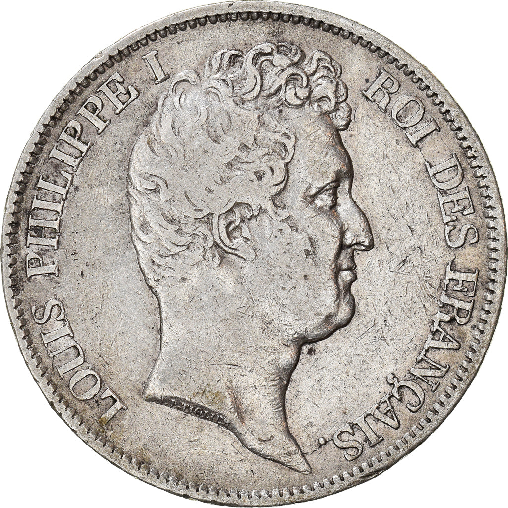 Münze, Frankreich, Louis-Philippe, 5 Francs, 1831, Rouen, S, Silber, KM:735.2