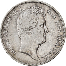 Münze, Frankreich, Louis-Philippe, 5 Francs, 1831, Rouen, S, Silber, KM:735.2
