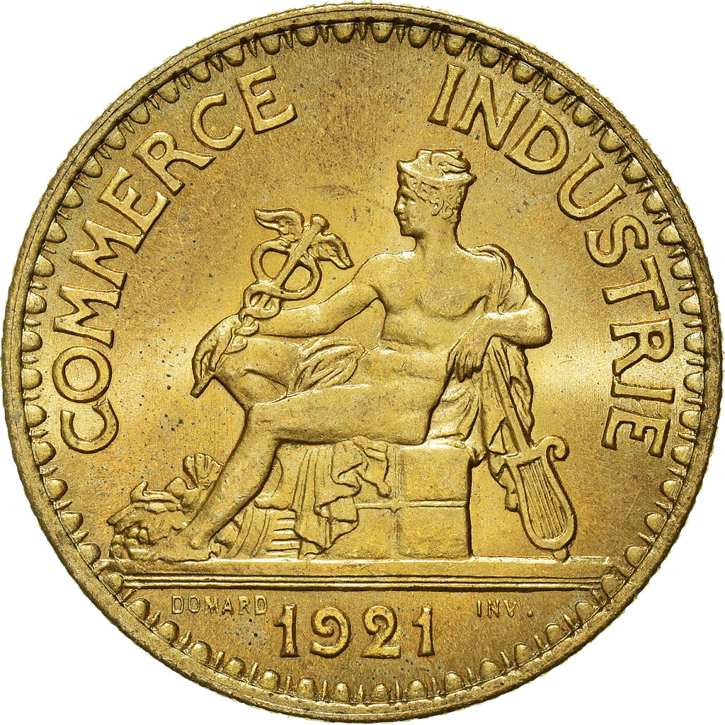Moneta, Francia, Chambre de commerce, 2 Francs, 1921, Paris, SPL